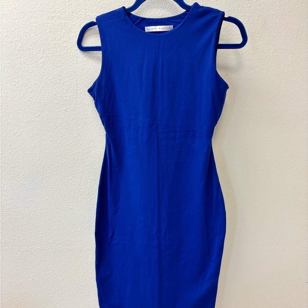 Susana Monaco . Classic Blue Dress. Size Small